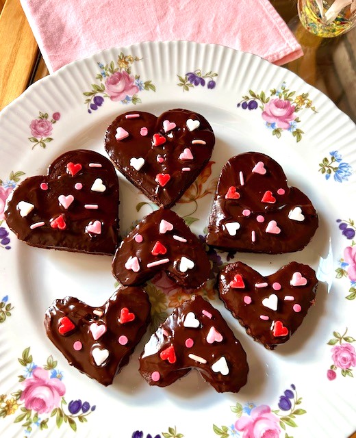Tales from the Kitchen: Melted Chocolate Heart Brownies
